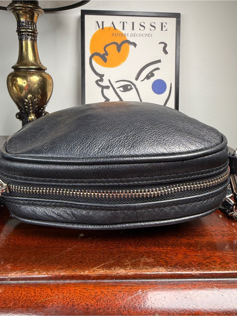 Valentino Mario Black Quilted Leather Crossbody Bag - Picture 2 of 7